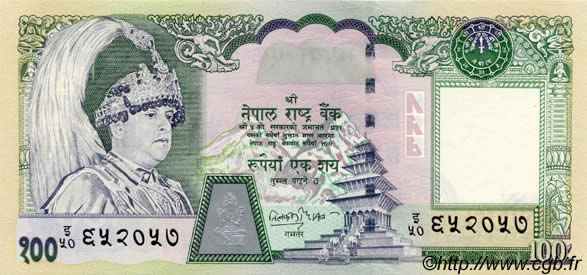 100 Rupees NEPAL  2002 P.49 UNC