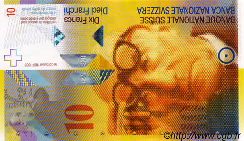 10 Franken SUISSE  1996 P.66b FDC
