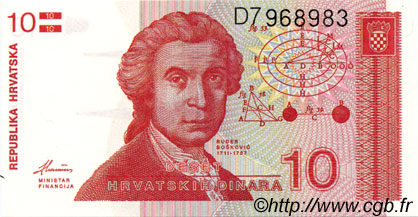10 Dinara CROATIE  1991 P.18a NEUF