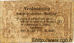 20 Vinarjev SLOVENIA  1919 P.-- B