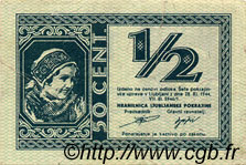 50 Cent SLOVENIA Ljubljana 1944 P.R01 VF