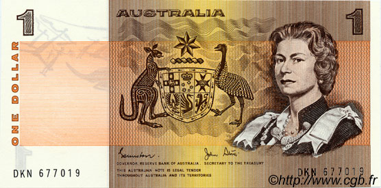1 Dollar AUSTRALIEN  1982 P.42d ST