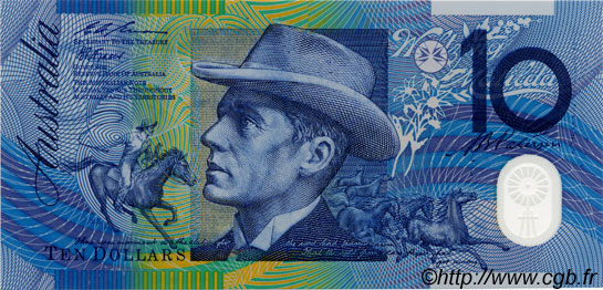 10 Dollars AUSTRALIA  1993 P.52a UNC