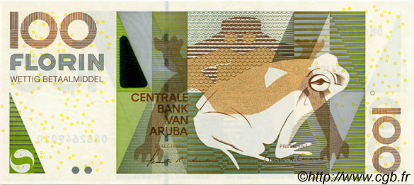 100 Florins ARUBA  2003 P.19a UNC