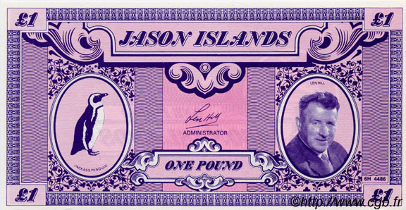 1 Pound JASON ISLANDS  1978  UNC
