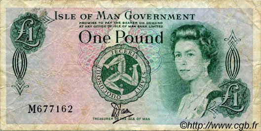 1 Pound ÎLE DE MAN  1983 P.38 S