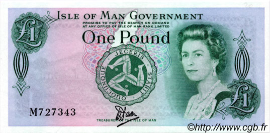 1 Pound ÎLE DE MAN  1983 P.38 UNC-