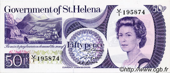 50 Pence SAINT HELENA  1979 P.05a UNC