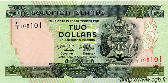 2 Dollars SOLOMON ISLANDS  1997 P.18 UNC