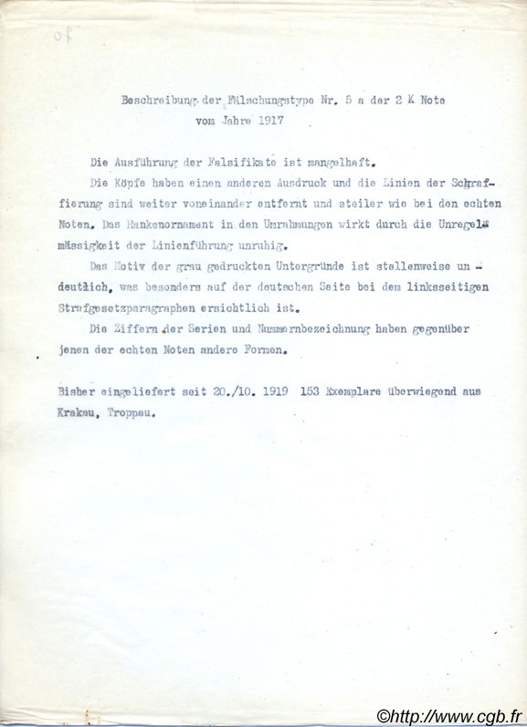 2 Kronen Faux AUSTRIA  1917 P.021x q.BB