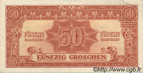 50 Groschen ÖSTERREICH  1944 P.102b VZ