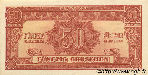 50 Groschen AUSTRIA  1944 P.102b q.FDC