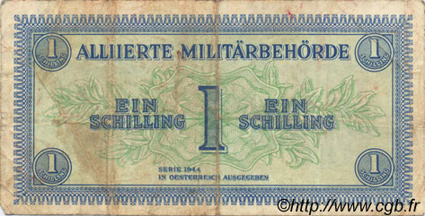 1 Schilling AUSTRIA  1944 P.103a F-