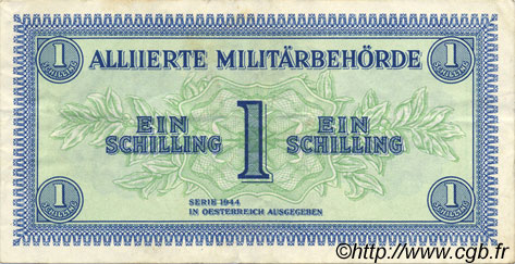 1 Schilling AUSTRIA  1944 P.103a XF+