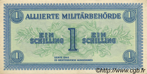 1 Schilling AUSTRIA  1944 P.103b SC