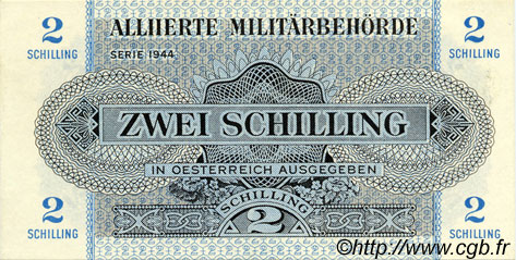 2 Schilling AUSTRIA  1944 P.104a UNC