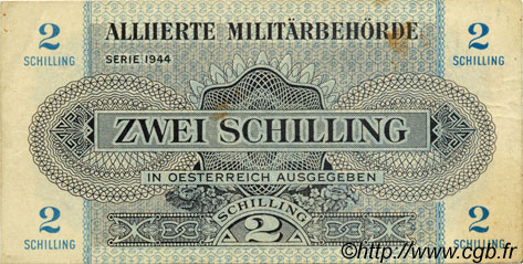 2 Schilling AUSTRIA  1944 P.104b VF