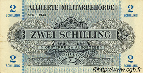 2 Schilling AUSTRIA  1944 P.104b XF+