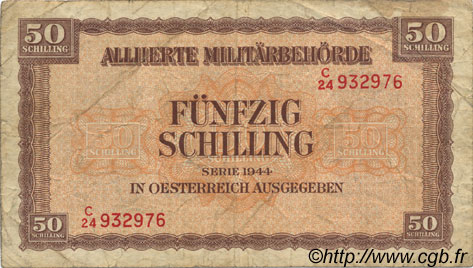 50 Schilling AUSTRIA  1944 P.109 G