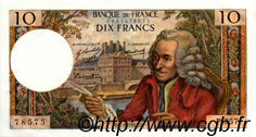 10 Francs VOLTAIRE FRANCIA  1967 F.62.28 EBC+