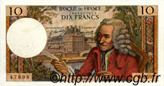 10 Francs VOLTAIRE FRANCE  1967 F.62.28 XF