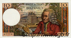 10 Francs VOLTAIRE FRANCE  1971 F.62.53 AU+