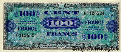 100 Francs FRANCE FRANCIA  1945 VF.25.02 EBC+