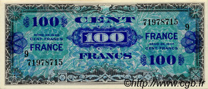 100 Francs FRANCE FRANCE  1945 VF.25.09 AU