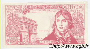 100 Nouveaux Francs BONAPARTE FRANCE regionalism and miscellaneous  1960  AU