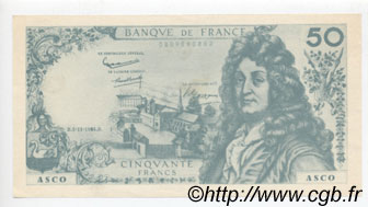 50 Francs RACINE FRANCE Regionalismus und verschiedenen  1964  VZ