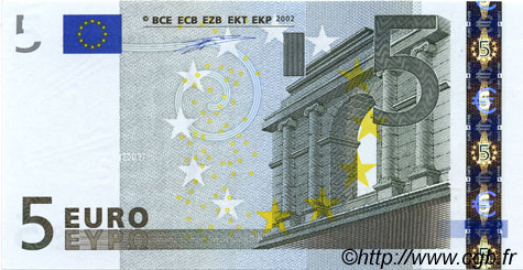 5 Euro EUROPA  2002 €.100.08 FDC
