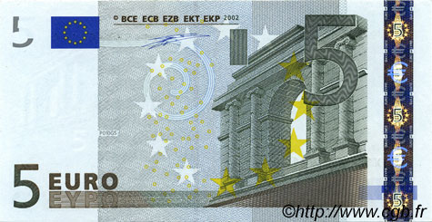5 Euro EUROPA  2002 €.100.12 UNC-