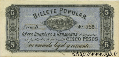 5 Pesos COLOMBIA  1890 PS.0902 SC