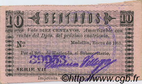 10 Centavos COLOMBIA  1901 PS.1021a SC