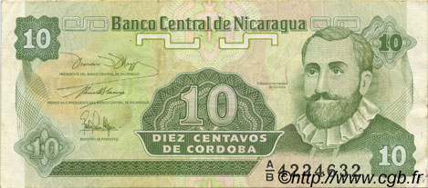 10 Centavos NICARAGUA  1991 P.169 MBC+