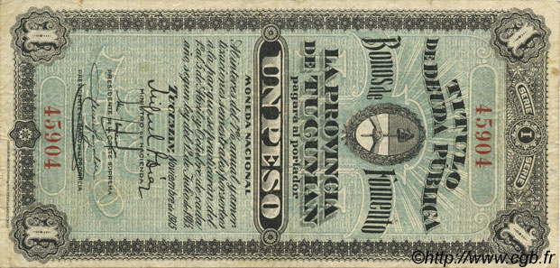 1 Peso ARGENTINIEN  1915 PS.2245 SS