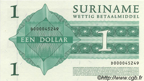 1 Dollar SURINAM  2004 P.155 FDC