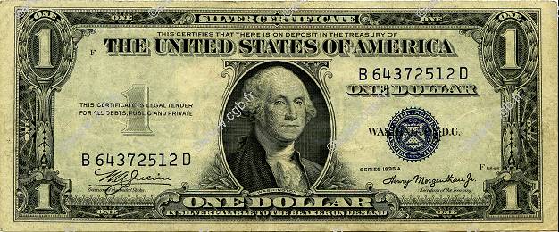 1 Dollar UNITED STATES OF AMERICA  1935 P.416a VF+