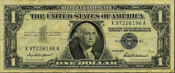 1 Dollar ÉTATS-UNIS D AMÉRIQUE  1957 P.419 TTB