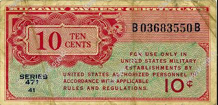 10 Cents ÉTATS-UNIS D AMÉRIQUE  1947 P.M009 B+