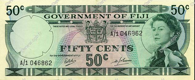 50 Cents FIDJI  1968 P.058a NEUF