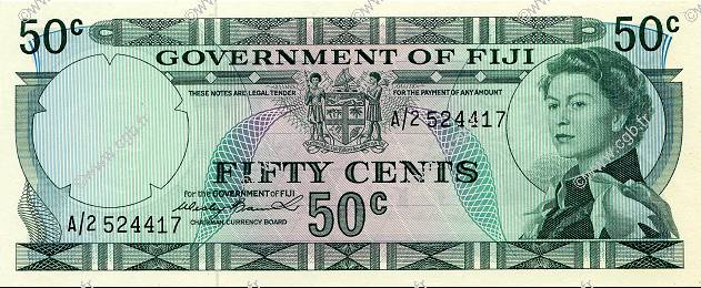 50 Cents FIYI  1971 P.064a FDC