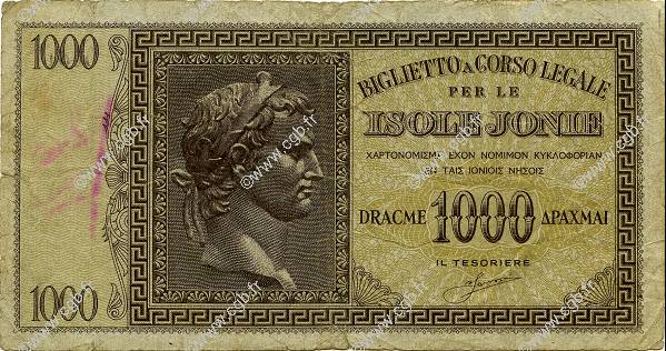 1000 Drachmes GREECE  1941 P.M17a F