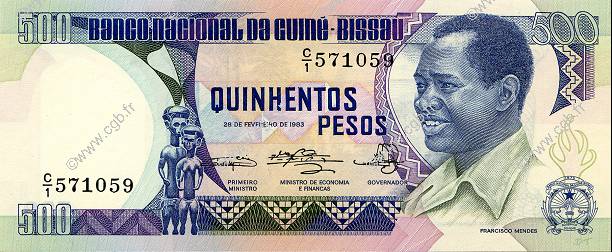 500 Pesos GUINEA-BISSAU  1983 P.07 UNC