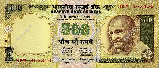 500 Rupees INDIEN
  2000 P.093a ST