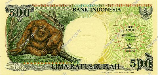 500 Rupiah INDONESIEN  1992 P.128a ST