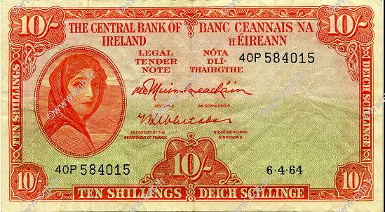 10 Shillings IRLANDA  1964 P.063a MBC