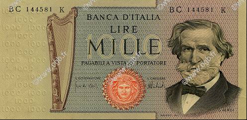1000 Lire ITALIEN  1975 P.101d fST+
