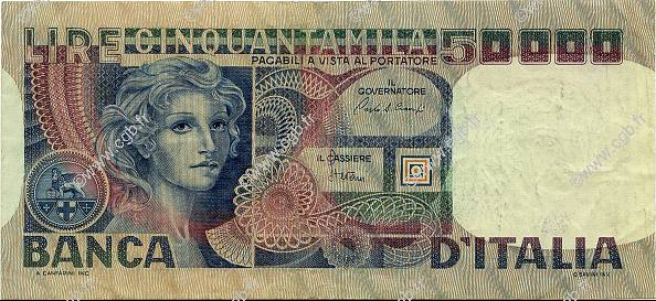 50000 Lire ITALIA  1980 P.107b MBC