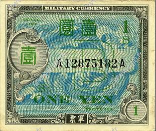 1 Yen GIAPPONE  1945 P.067a SPL